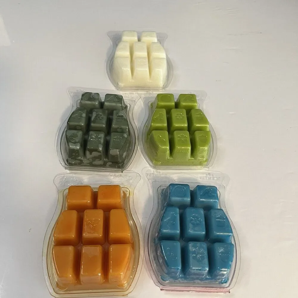 Scentsy Lot of 5 Wax Bars Specialty or Discontinued Stitch/Maple Butter/Coconut